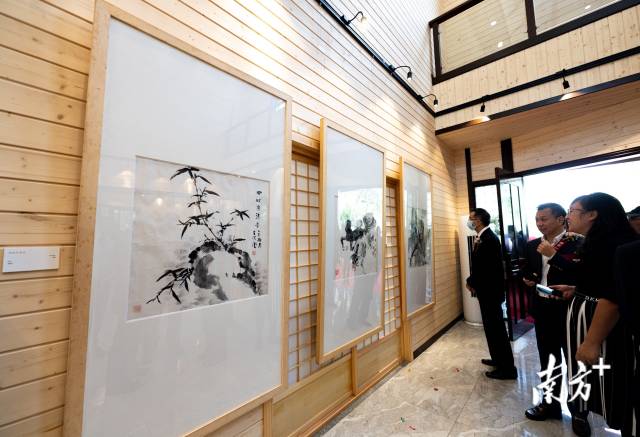 45幅作品展出， 京广艺术家交流画展走进高校书院